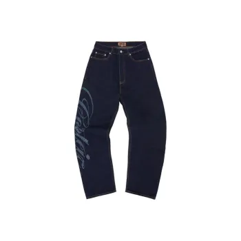 Corteiz Frayed Denim Baggy Jeans