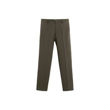 ZARA Suit Trouser Men's Dark Olive Green
