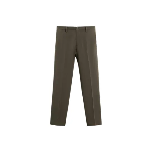 ZARA Suit Trouser Men's Dark Olive Green