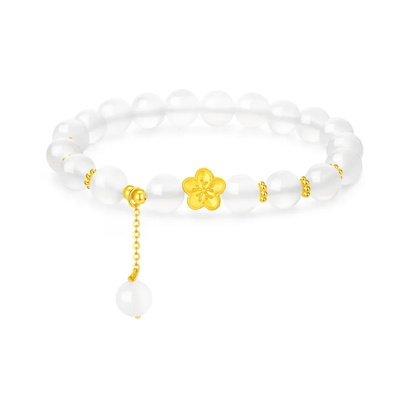 Lao Feng Xiang Chalcedony Bracelets Women's-0