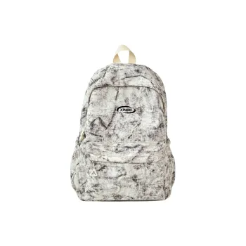 Alcohol Dragon Nylon Backpack Regular Unisex Gray White/Red/Black/Blue