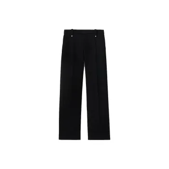Burberry Straight Leg Wool Trousers