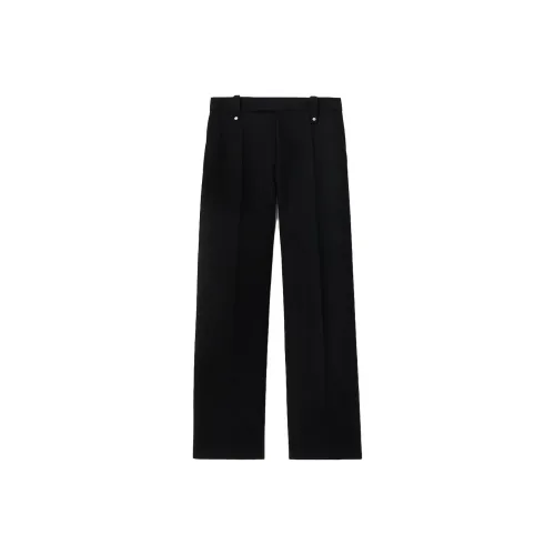Burberry Straight Leg Wool Trousers
