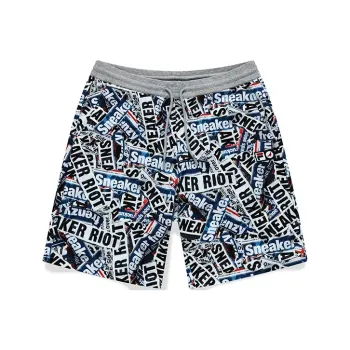 Staple X FILA FUSION Casual Shorts Men Webbing Print