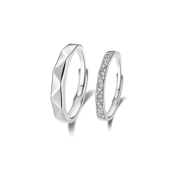YUOFFICIAL 990 Silver Everyday Commute Rings Unisex