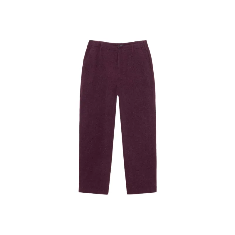 Stussy Textured Wool Relaxed Trouser-5