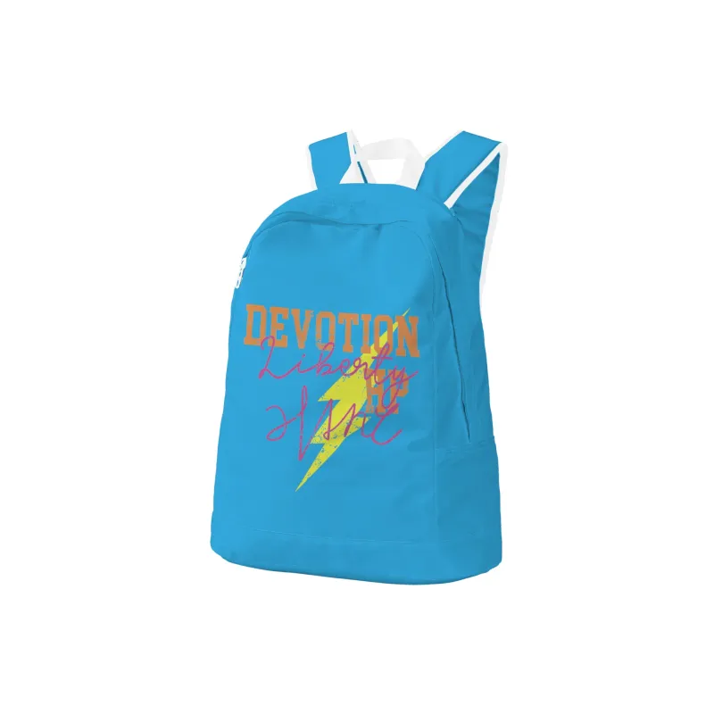 HINY Polyester Backpack Unisex White-33