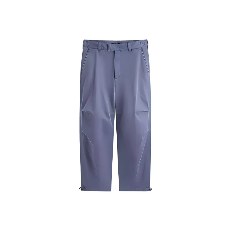 PEACEBIRD MEN Casual Pants Men Purple 1 Straight Fit-0