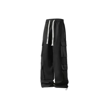 HOKLV Cargo Pants Unisex Dark Brown
