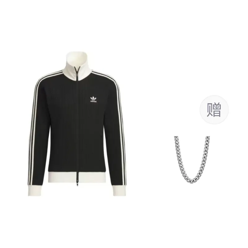 Adidas Originals WAFFLE BBTT Jackets Coats Unisex Black-0