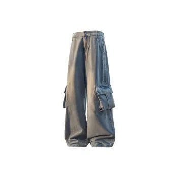 ALI THE FOX Jeans Unisex Vintage Blue
