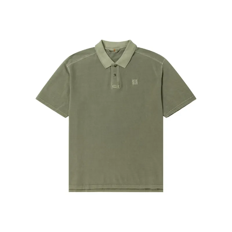 Timberland Polo Shirt Men's Army Green-0