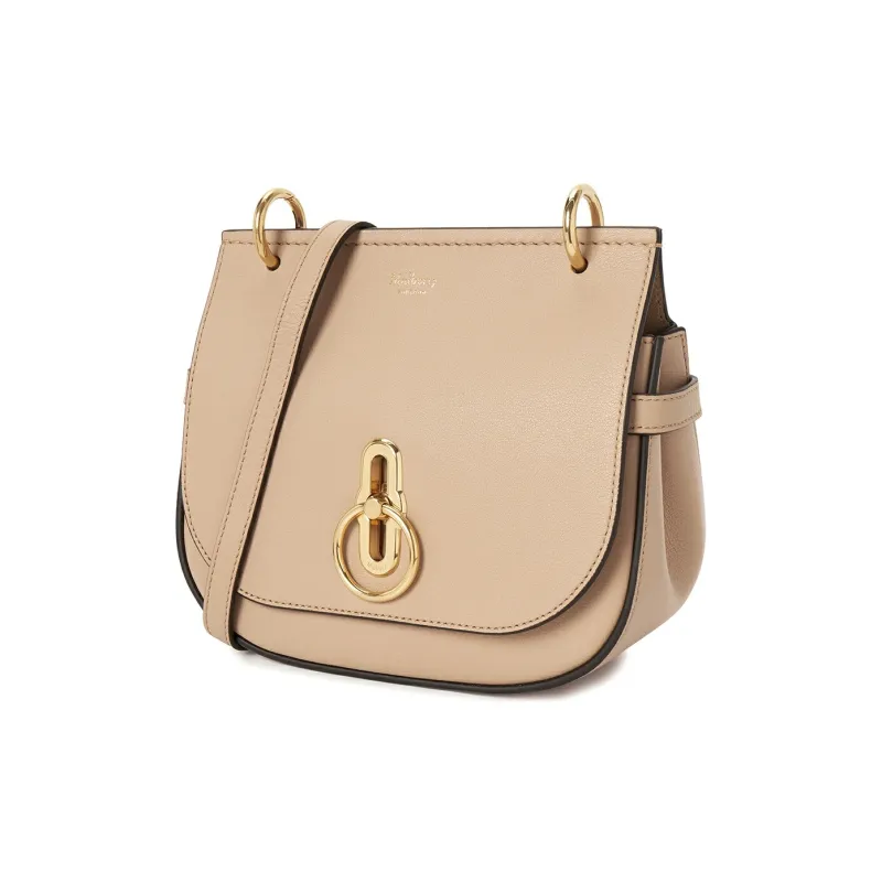 Mulberry Cow Leather Crossbody Bag, Shoulder Bag Women's Nude-1