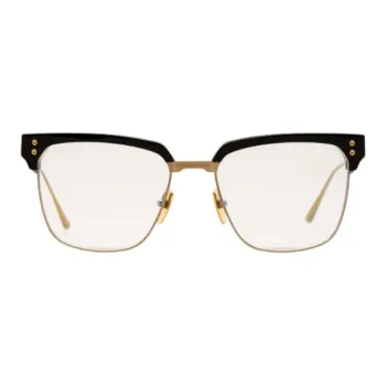 DITA Irregular Shape Eyeglass Frames Unisex Gold