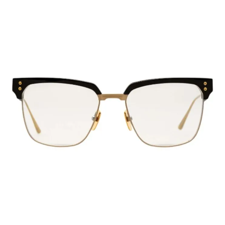 DITA Irregular Shape Eyeglass Frames Unisex Gold-0