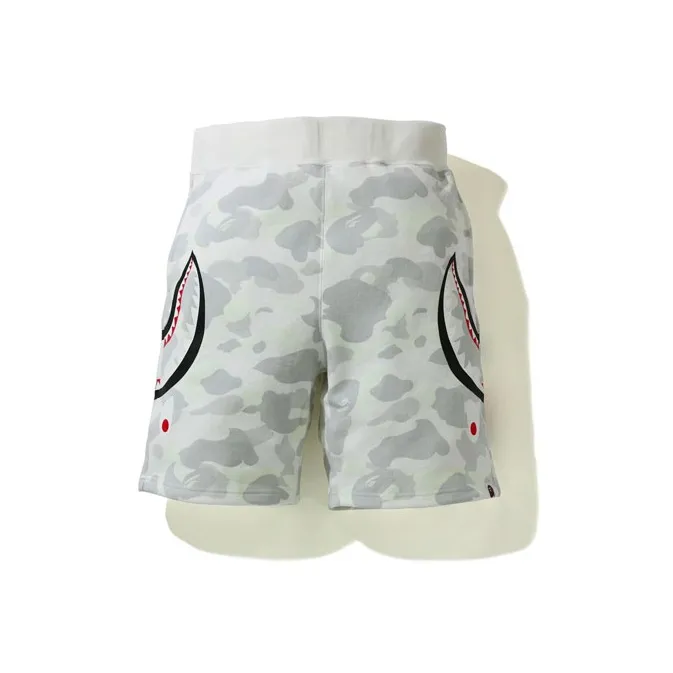 Bape City Shark Camo Sweat Shorts-3