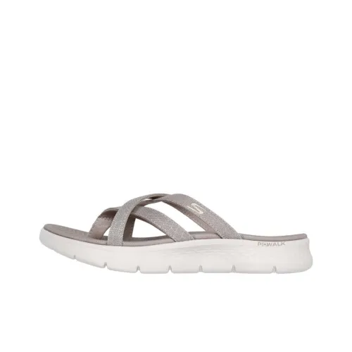 Skechers Go Walk Fle Beach Sandals Women's Taupe