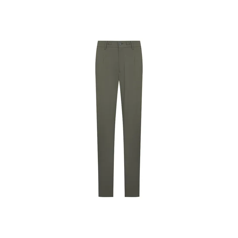SAINT ANGELO Suit Trouser Men's Vintage Green Chemical Fiber Solid Face-0