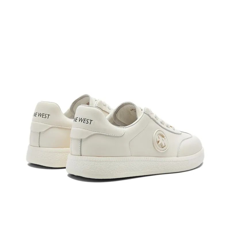 NINE WEST Low Top Skateboard Shoes Women's Ecru-4