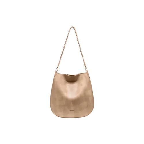 Tanita West Cow Leather Tote Bag, Shoulder Bag Large Size Women's Milk Tea