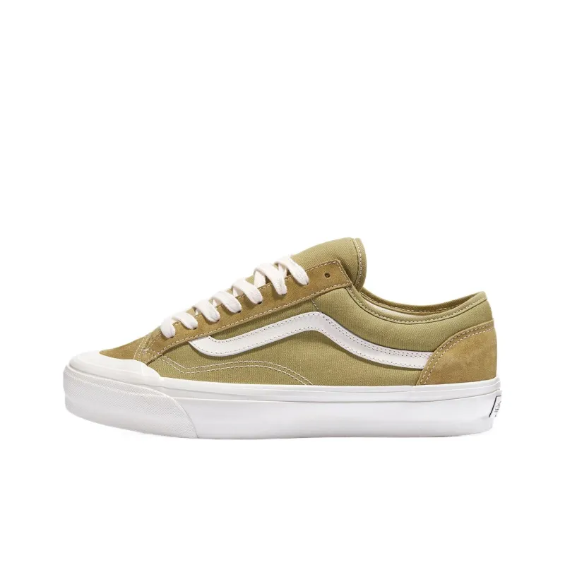 Vans PREMIUM Low Top Skateboard Shoes Unisex Light Green-0