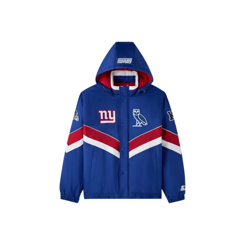 Ovo X NFL New York Giants Starter Sideline Puffer Jacket-0