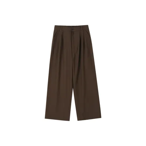 WULISHAONIAN Suit Trouser Unisex Hot Chocolate