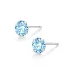925 Silver Stud Earrings, 3mm, 1 Pair