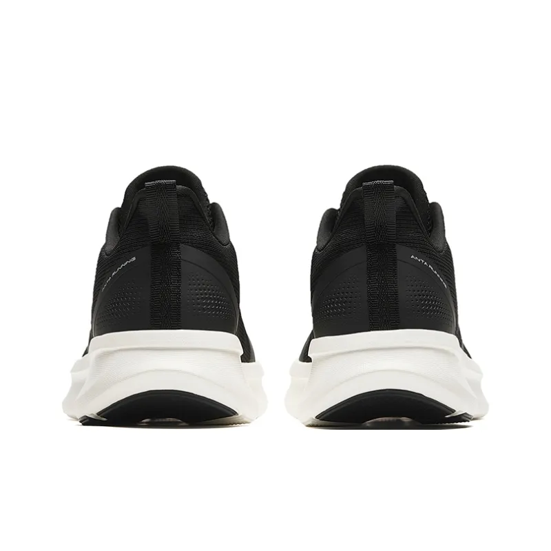 Anta Anti Slip Wear Resistant Low Top Casual Running Shoes Women's Black-3