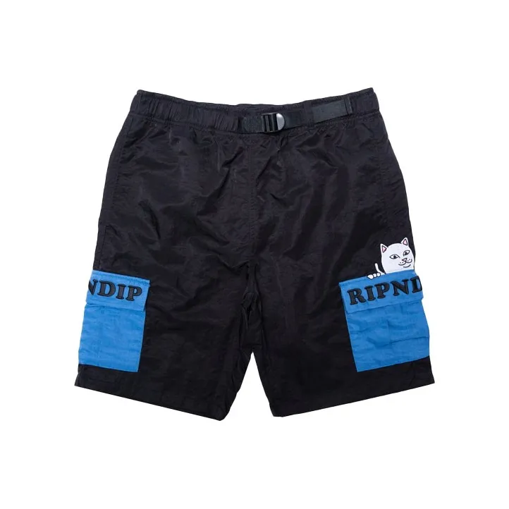 RIPNDIP Cargo Shorts Unisex Blue-0