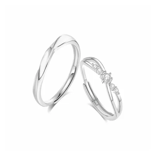 LITNEEDS Colored Glaze Rings Unisex