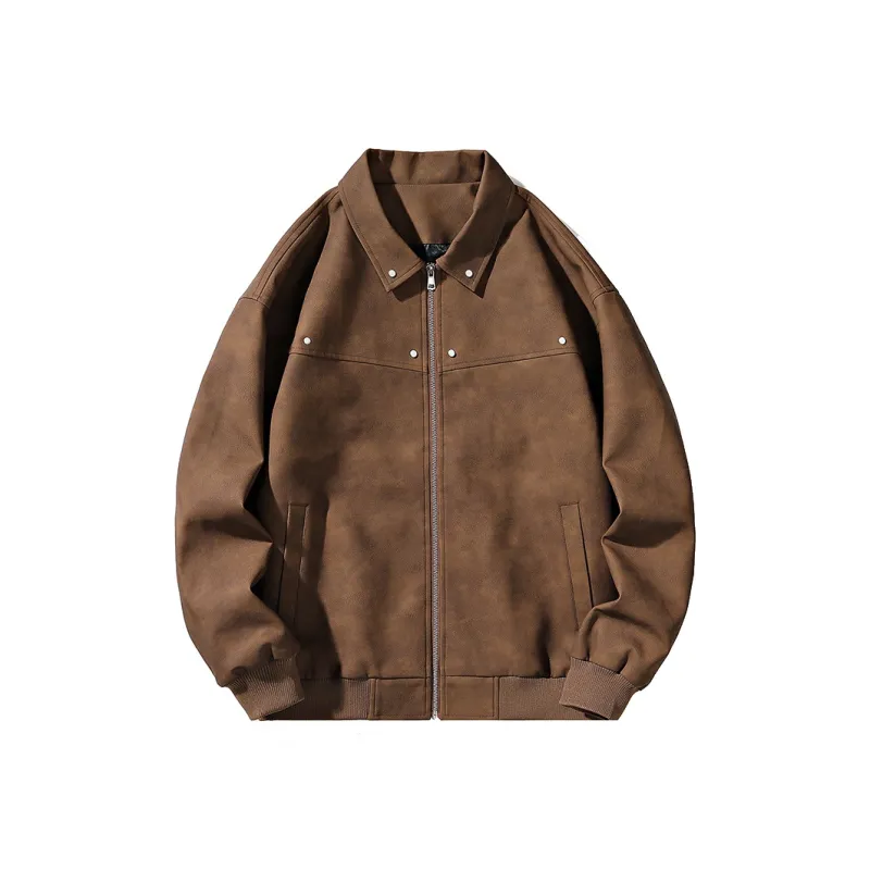 THREEAGAINTHR33 Leather Jacket Unisex-6