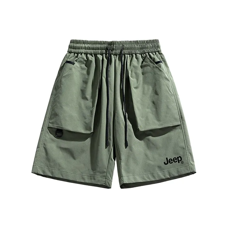 Jeep Dopamine Dressing Quick Dry Five Button Workwear Casual Shorts Unisex-9