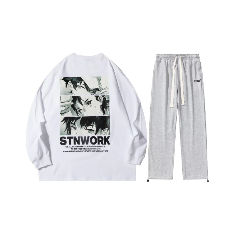 STNW Straight Set Spring Autumn And Winter Unisex-38