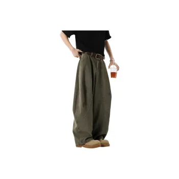 WOLF CODE Casual Pants Unisex Army Green