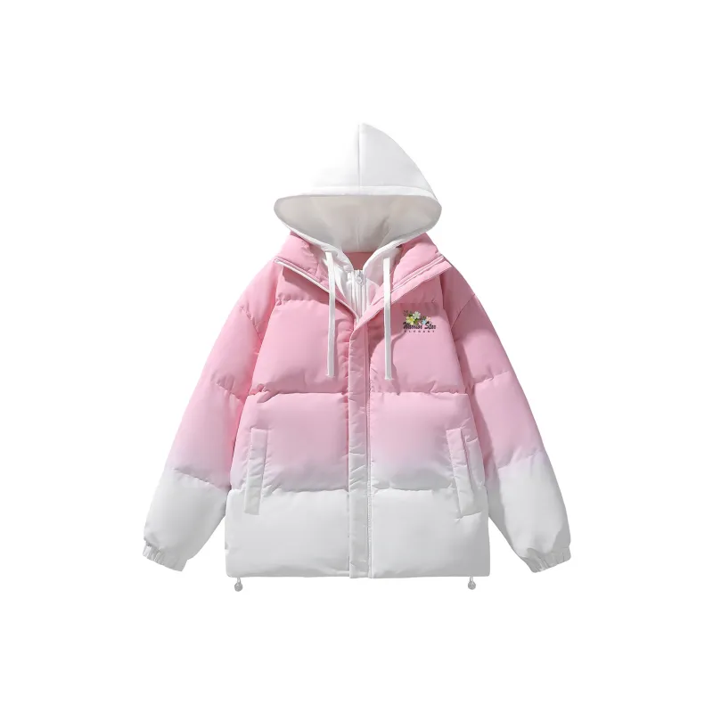 Warrior Puffer Jacket Unisex Pink-0