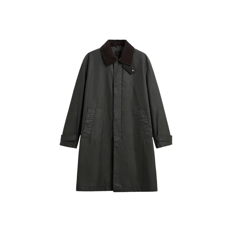 ZARA Trench Coat Men's Dark Khaki-0