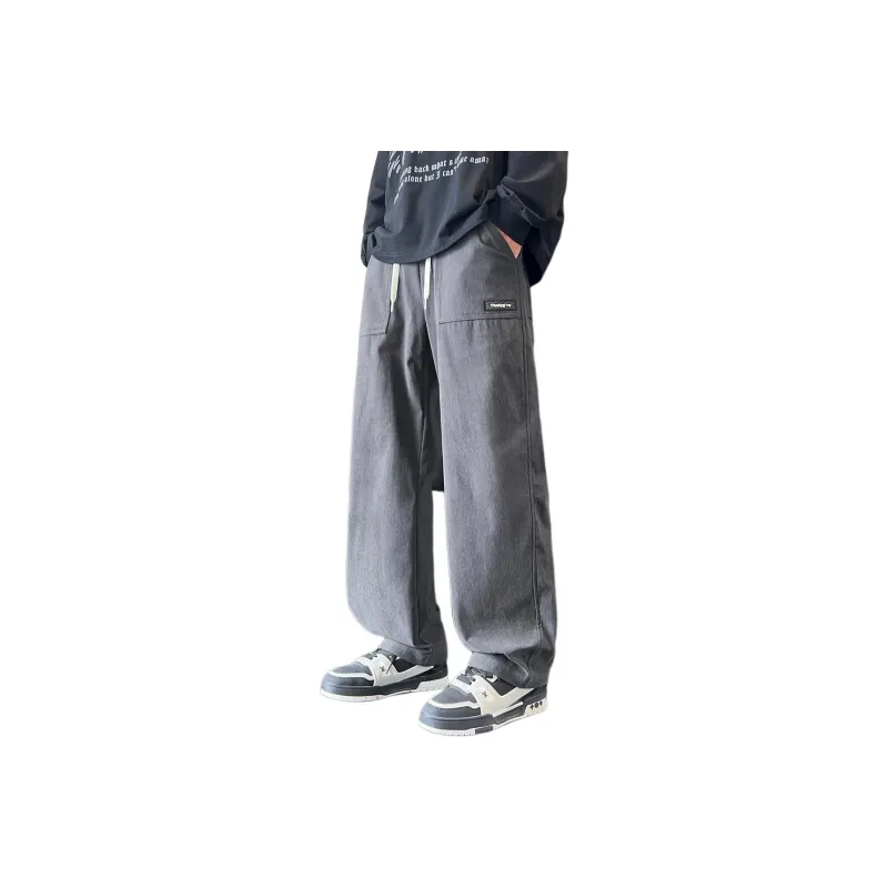 Tonlion Casual Pants Unisex Gray Tone-0