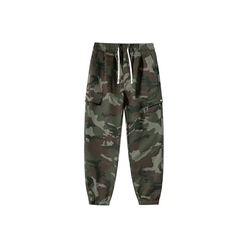 DJ.SPIRIT Casual Pants Unisex Brown