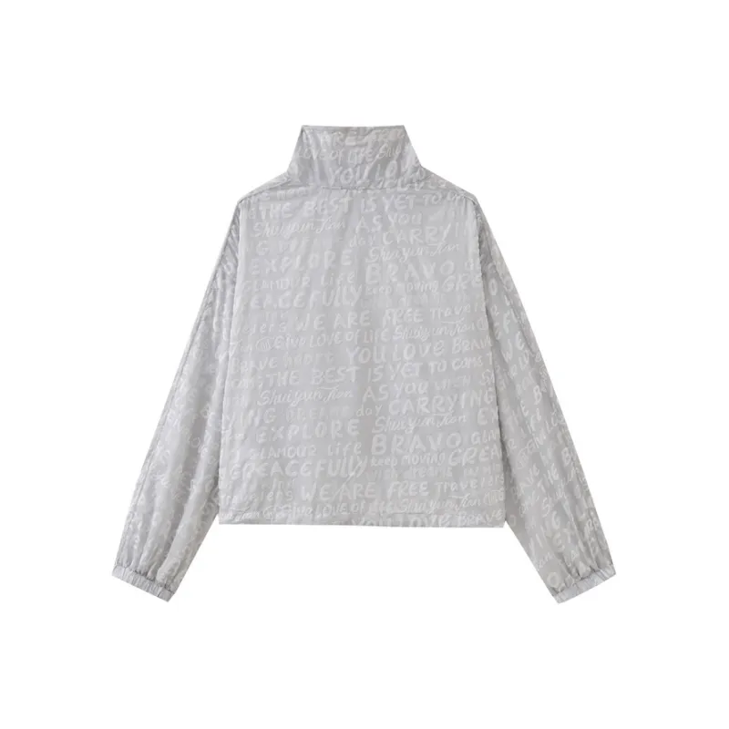 SHUIYUNJIAN Cropped Coat Women's Light Gray-1