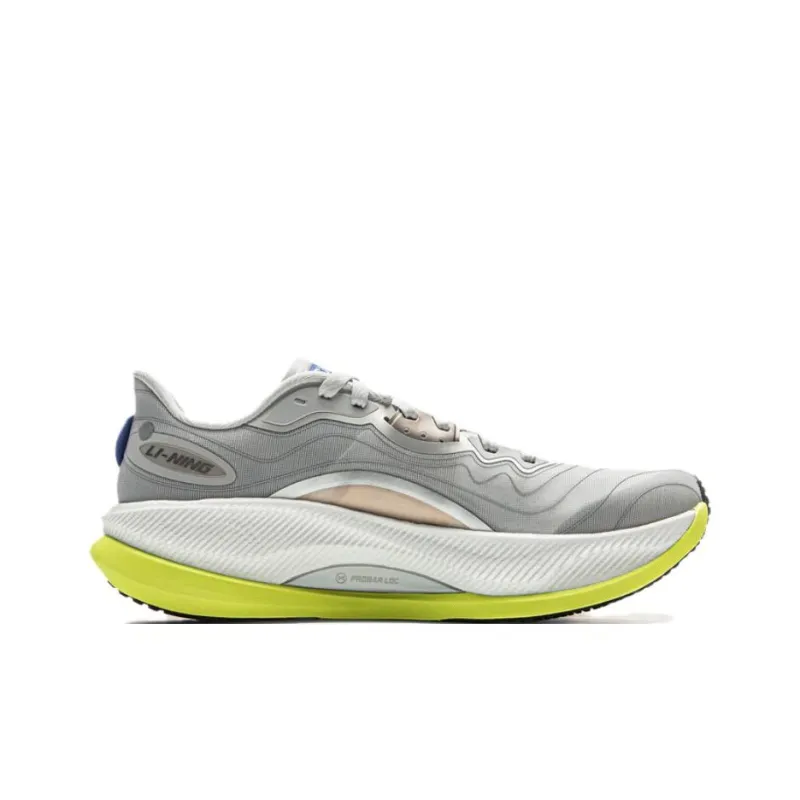 LiNing Yueying 4PRO Cushioning, Wear Resistant Low Top Casual Running Shoes Men's Calm Gray-1