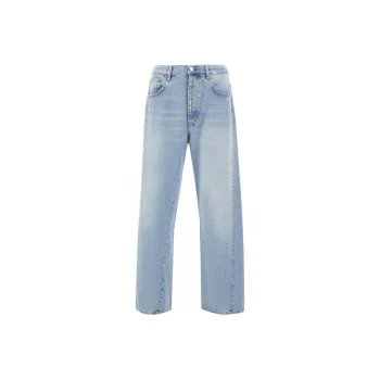 Sunflower Mid-Rise Wide Leg Jeans