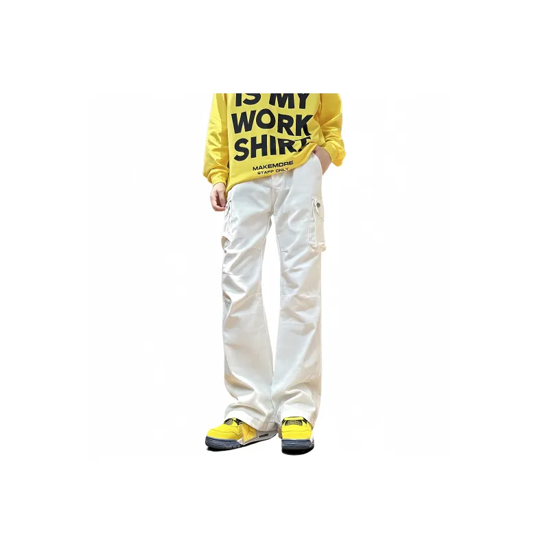 Columtomy Jeans Unisex White-0