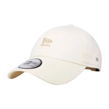 New Era Cotton Baseball Caps Unisex Chromium White