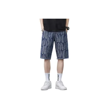 Tonlion Denim Shorts Men's Blue Tone