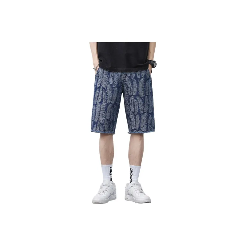 Tonlion Denim Shorts Men's Blue Tone-0