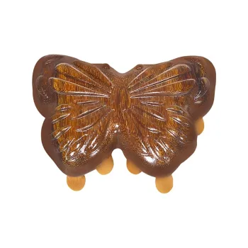 Gentle Welcome Butterfly Wooden Comb Mini Comb Massage Head Meridians