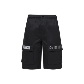 EVISU Cargo Shorts Men Black