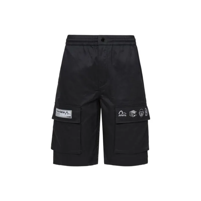 EVISU Cargo Shorts Men Black-0