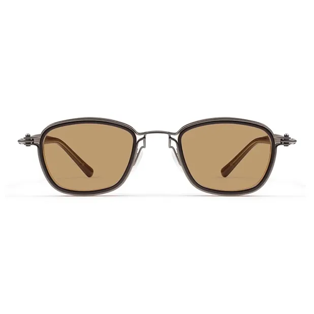 Morakot Pure Titanium Square Sunglasses Men's-2